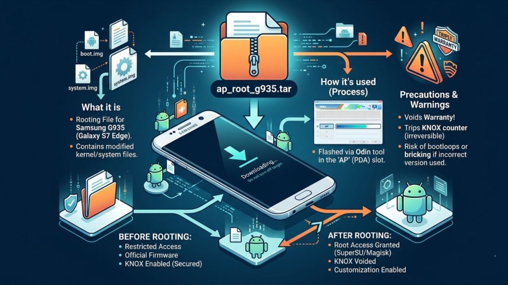 ap_root_g935.tar Explained: Root Samsung Galaxy Safely ap_root_g935.tar